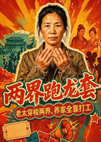 老太穿梭两界养家全靠打工