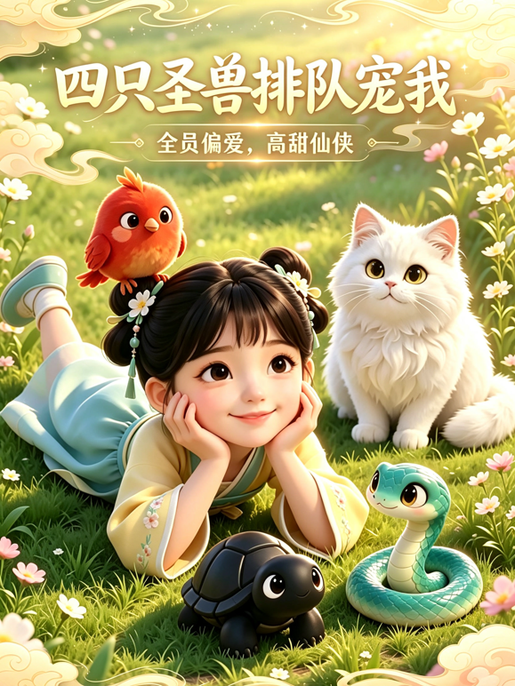 四只圣兽排队宠我